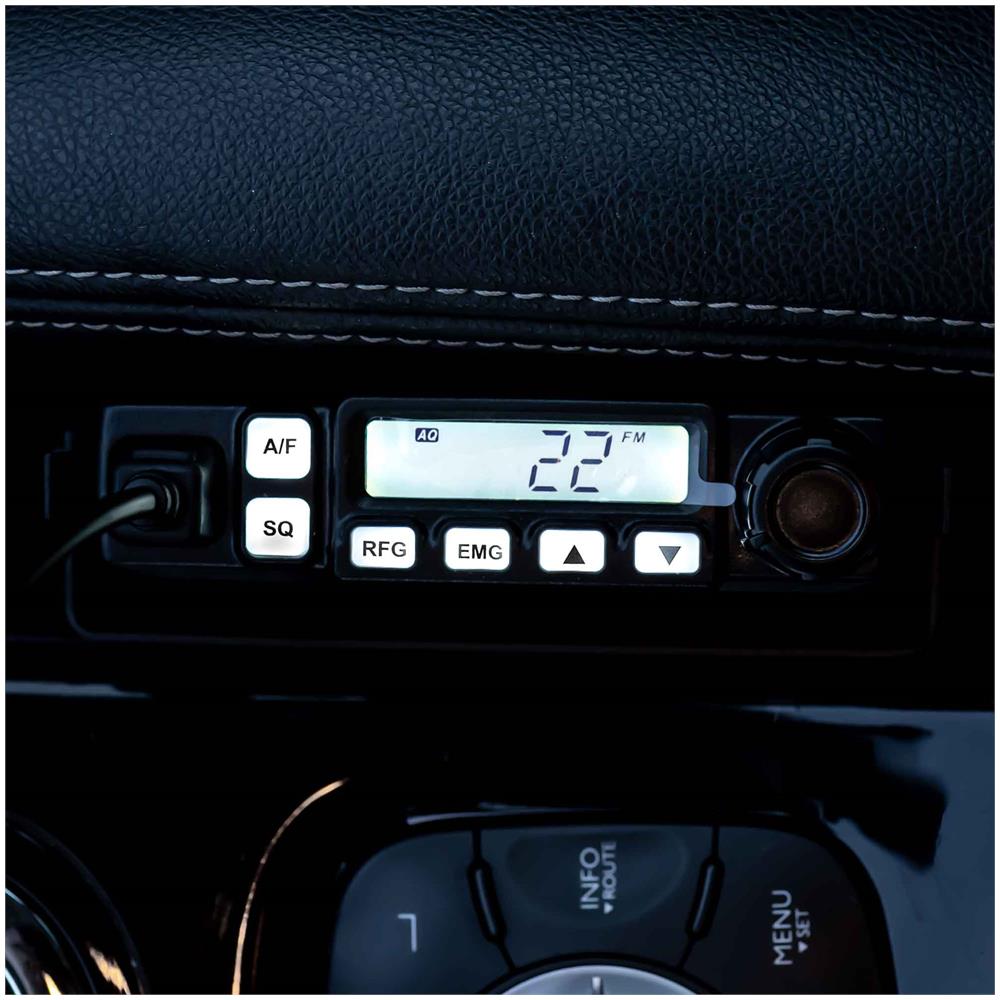 Cb Escort Hp 7120 Kit Stazione Radio Asq, Guadagno Rf, 4w, 12v E Antenna Cb Extra 48 Con Magnete Incluso, 45cm, Swr 1.0 Am / Fm Commutato Solo Nella Banda Eu - Foto 6