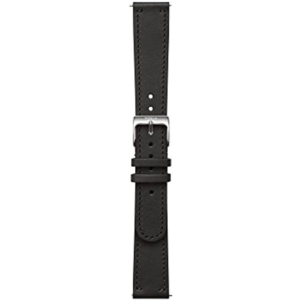 Leder-armband 18mm, Black (leather Wristband-black-18 Mm)  - Foto 2