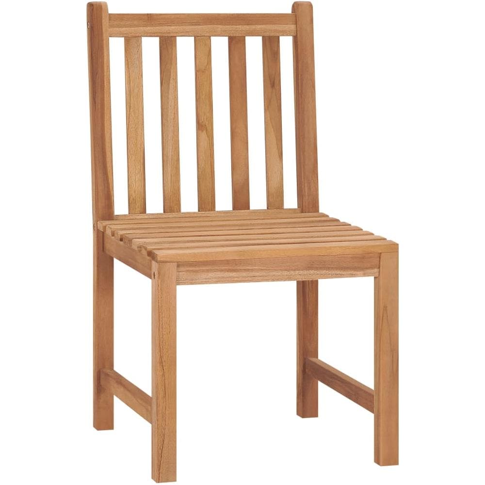 Sedie da Giardino 2 pz in Legno Massello di Teak - Foto 2