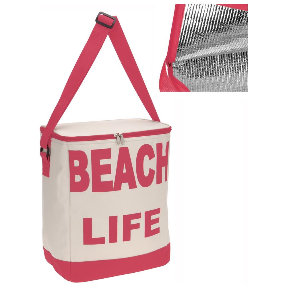 Borsa Termica Modello Beach Life Colore Fucsia - Foto 1
