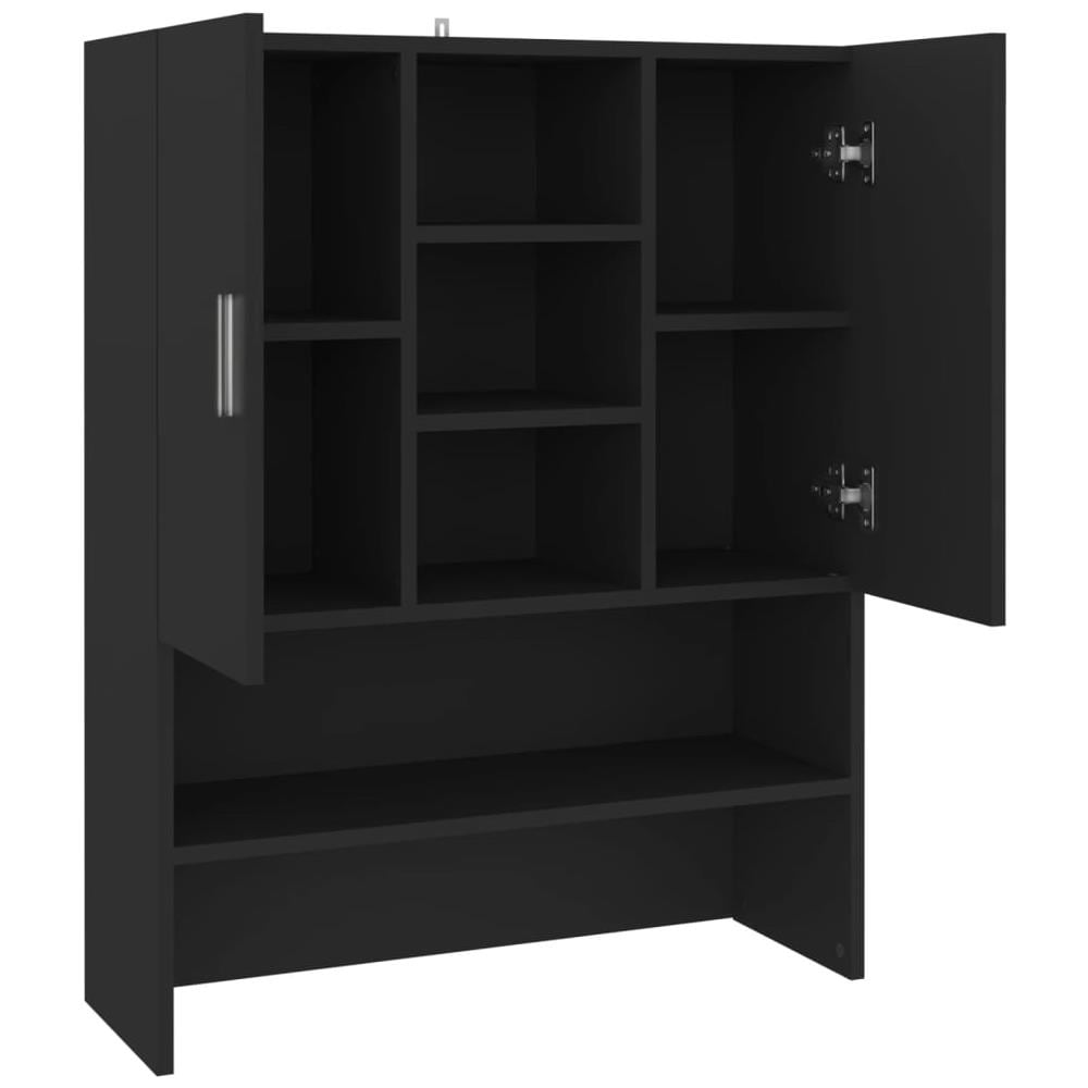 Mobile per Lavatrice Nero 70,5x25,5x90 cm - Foto 2