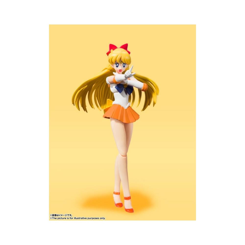 Sailor Moon S. h. Figuarts Action Figure Sailor Venus Animation Color Edition 14 Cm - Foto 2