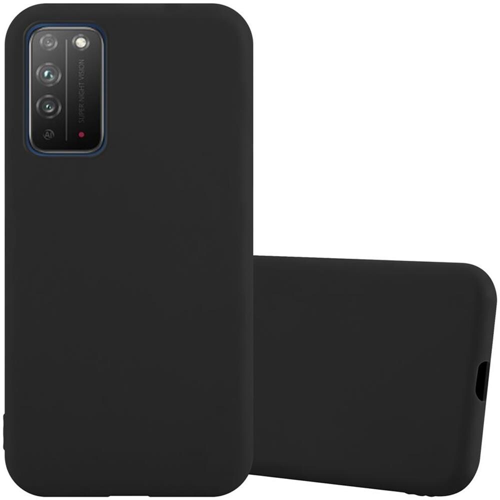 Custodia Compatibile Con Honor X10 In Candy Nero - Coperchio Protettivo In Silicone Tpu Flessibile - Foto 1