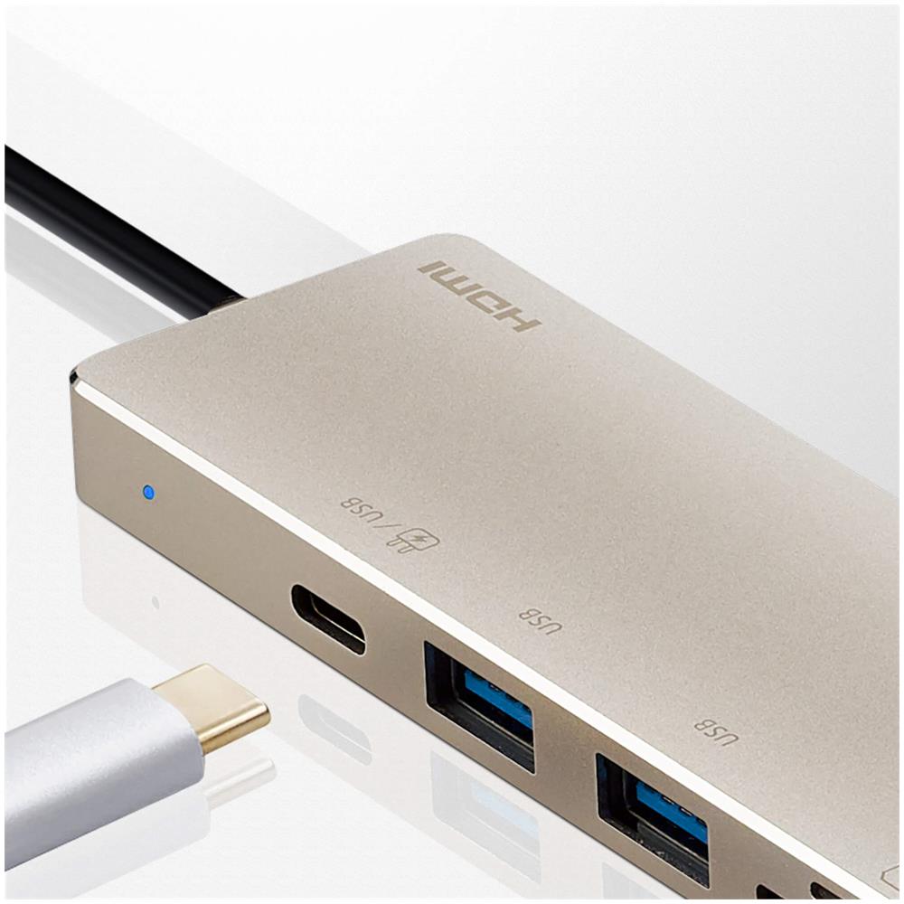 Mini dock multiporta USB-C con alimentazione pass-through - Foto 8