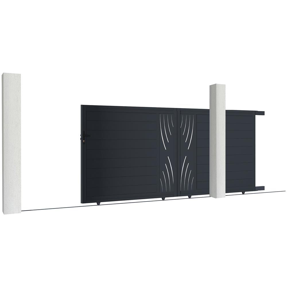 Cancello Scorrevole In Alluminio 4m Veleta 400c160 - Foto 2