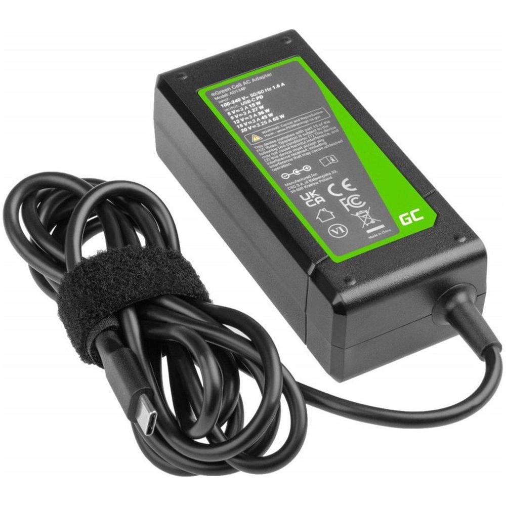 Ad134p Adattatore E Invertitore Interno 65 W Nero (Charger / Ac Adapter Pro Usb-c 20v 3.25a 65w Fo - Foto 1