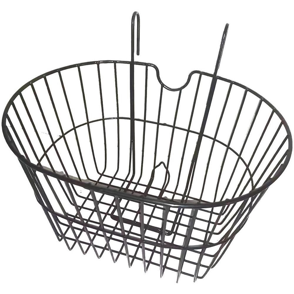 Cestino Anteriore A Maglie Larghe Per Bici Con Attacchi Al Manubrio Realizzato In Metallo Plastificato Antiruggine - Foto 1