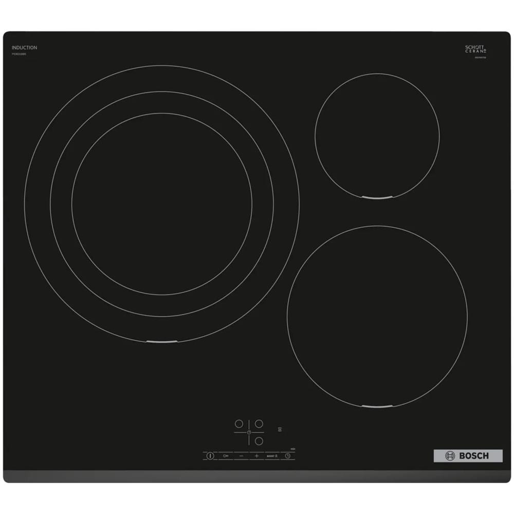 Serie 4 PID631BB5E piano cottura Nero Da incasso 59.2 cm Piano cottura a induzione 3 Fornello (i) - Foto 1