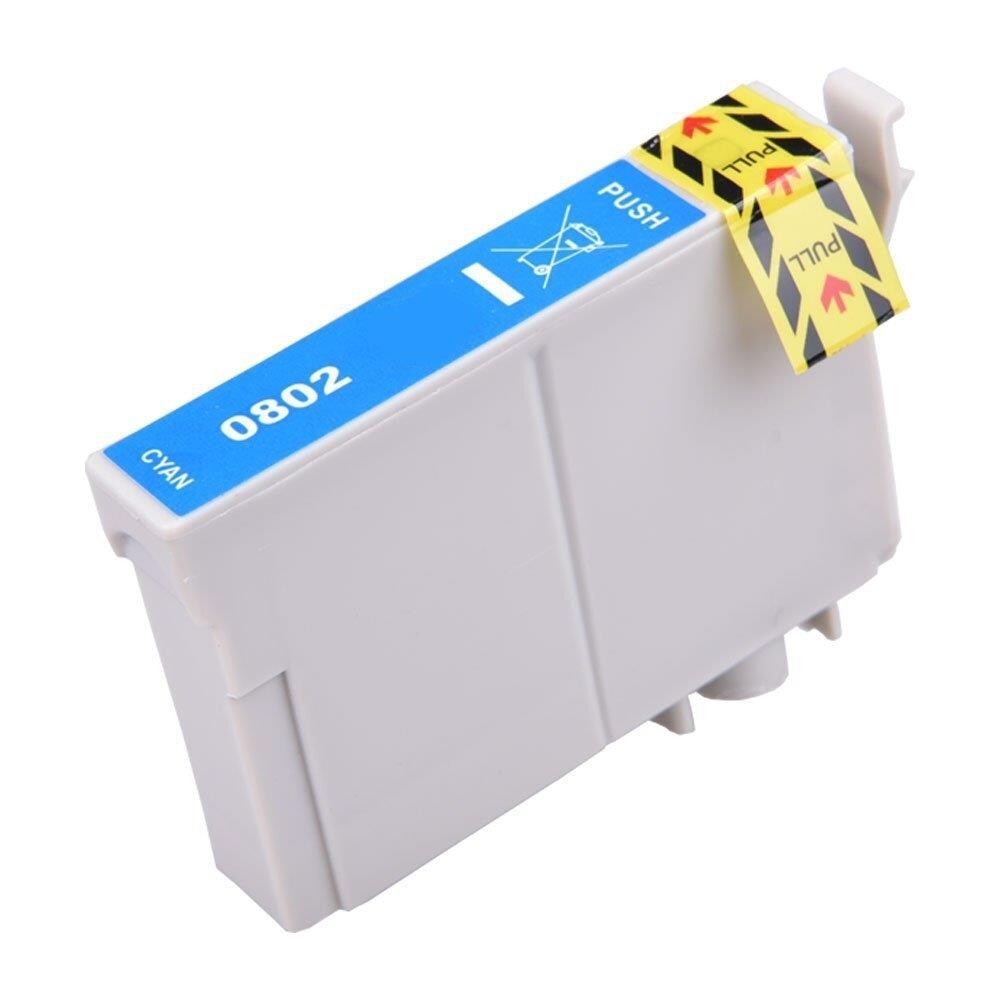 Cartuccia Ink-Ket compatibile Epson T0802 Ciano - Foto 2