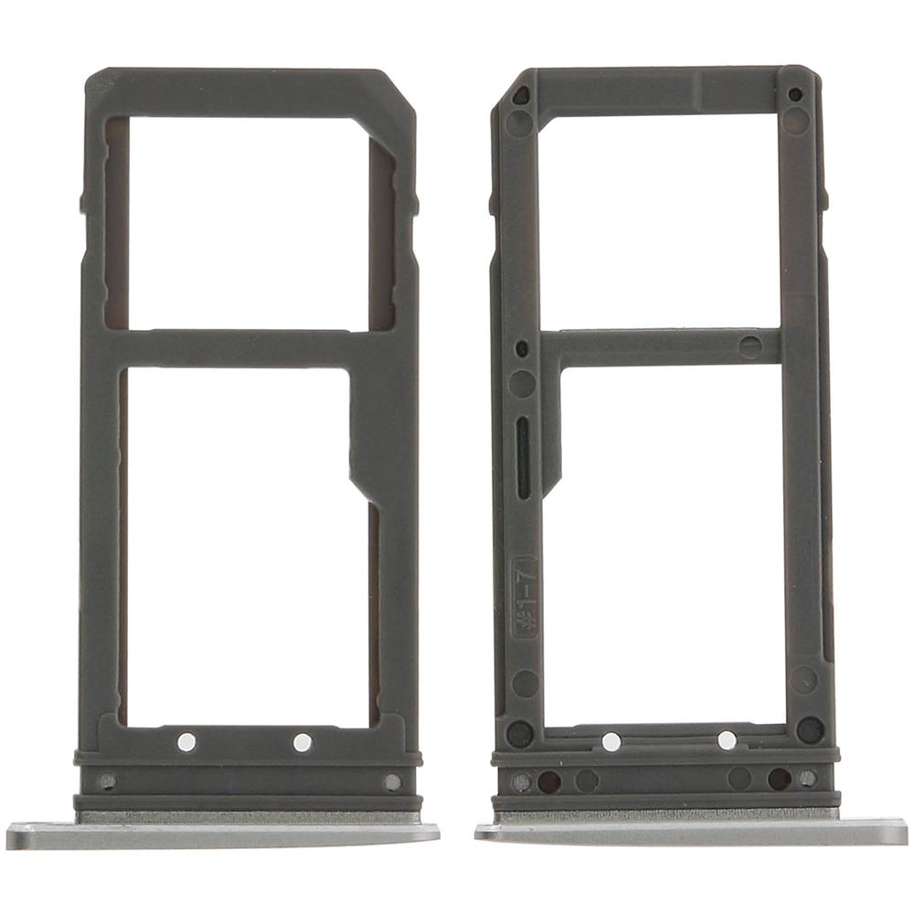 Slot Adattatore Scheda Nano Sim & Scheda Micro-sd Per Samsung Galaxy S7 - Grigio - Foto 2