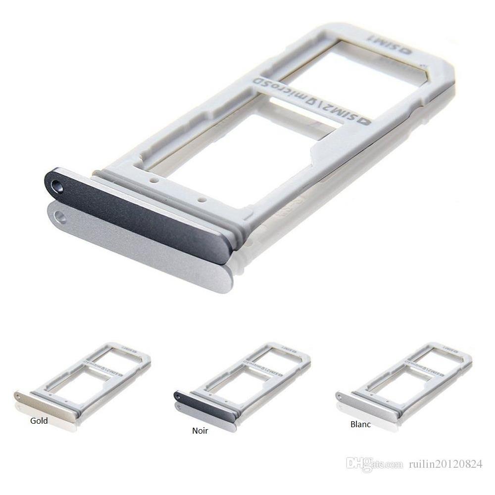 Slot Adattatore Scheda Nano Sim & Scheda Micro-sd Per Samsung Galaxy S7 - Grigio - Foto 7