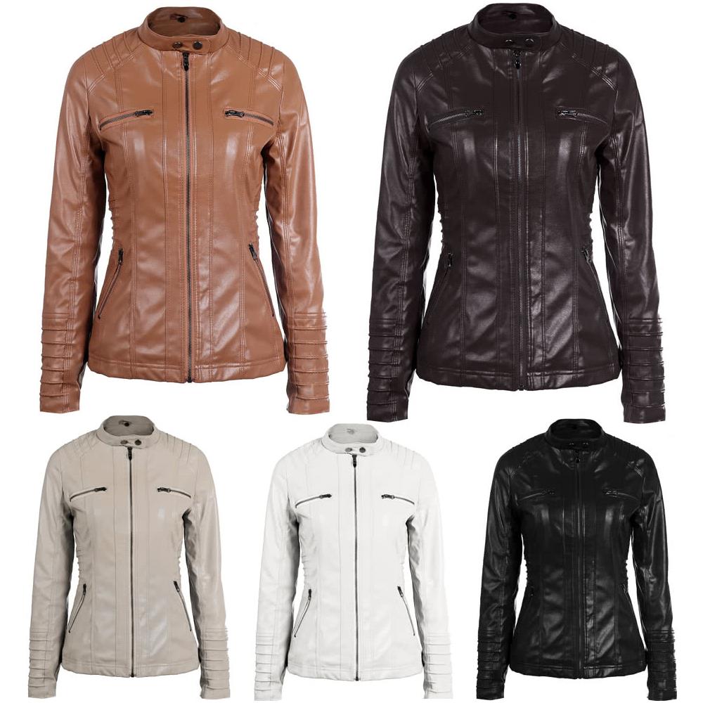 cappotto Da Moto Corto con cappuccio Marrone Xl - Foto 6