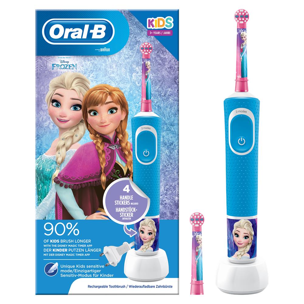 Oral-b Kids Spazzolino Elettrico 1 Manico Frozen 3+ Anni - Foto 2