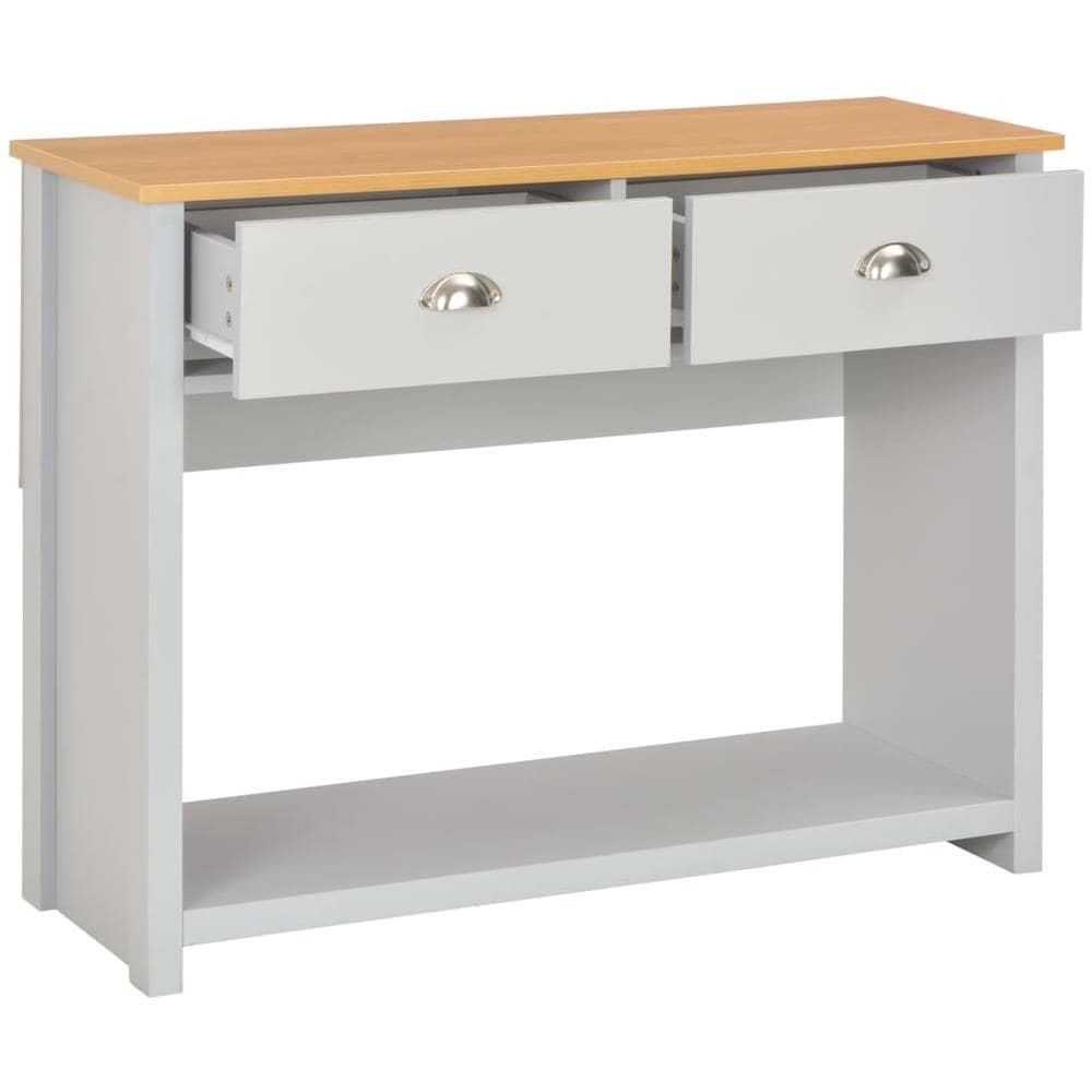 Tavolo Consolle Grigio 97x35x76 cm - Foto 2