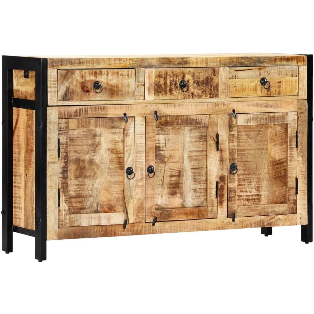 Credenza 120x35x76 Cm In Legno Massello Di Mango - Foto 1