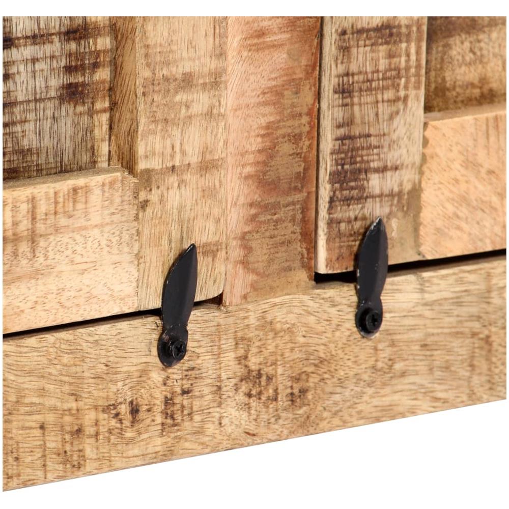 Credenza 120x35x76 Cm In Legno Massello Di Mango - Foto 14