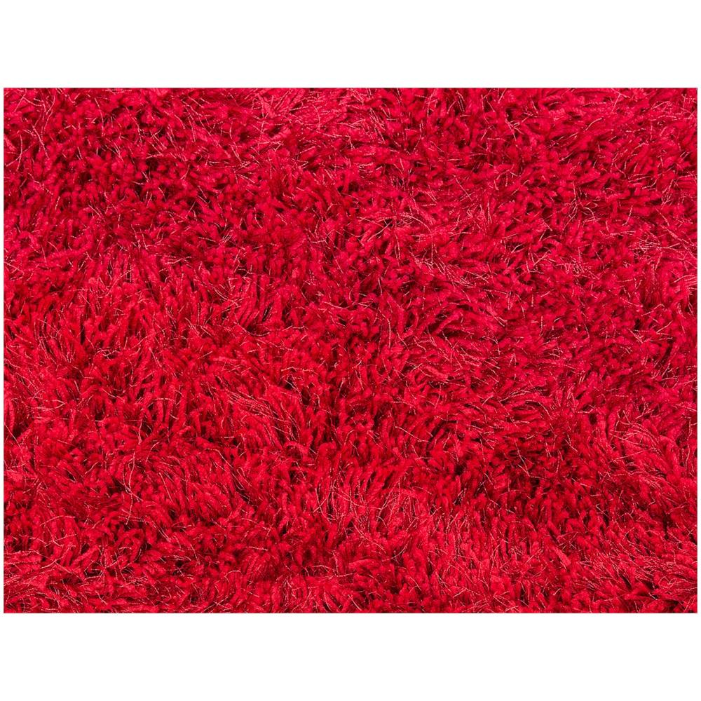 Tappeto Pelo Lungo 80 X 150 Cm Rosso Cide - Foto 14