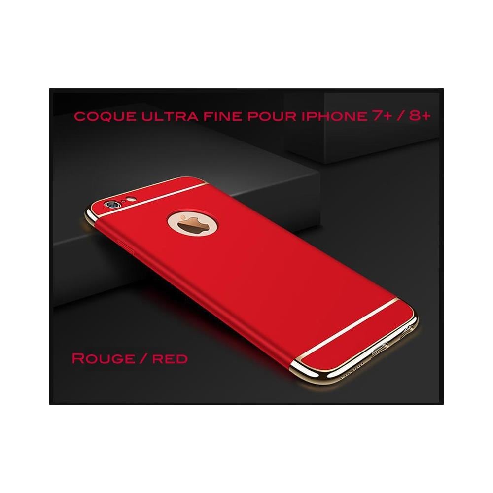 Guscio Sottile Ultra 3 In 1 Iphone Dura Del Pc Rosso 7 Plus / 8 Altro - Foto 1
