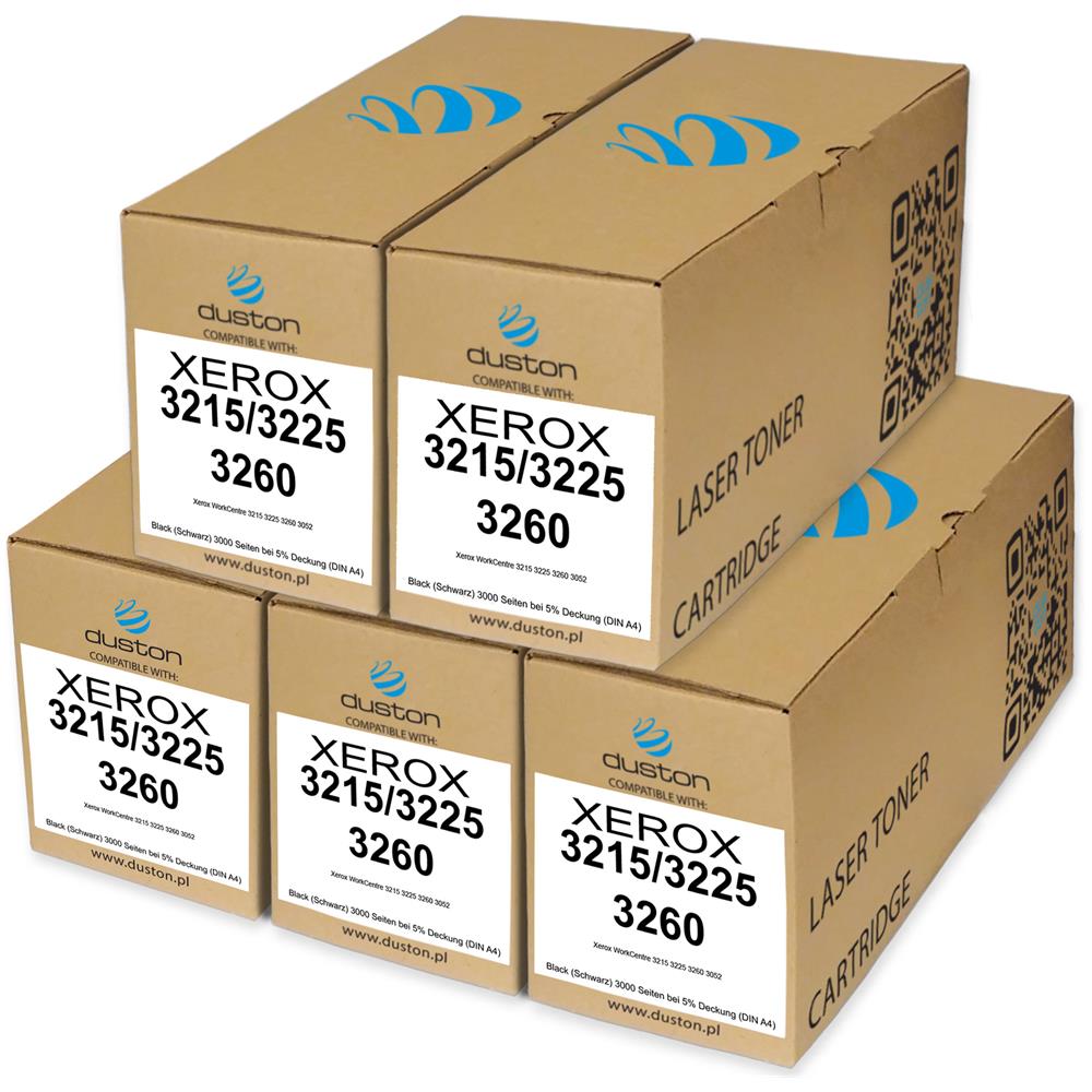 TONER COMPATIBILE - 5x 3215/3225/3260, 106r02778 Negro Compatible Con Xerox Workcentre 3215 3225 3260 3052 - Foto 1
