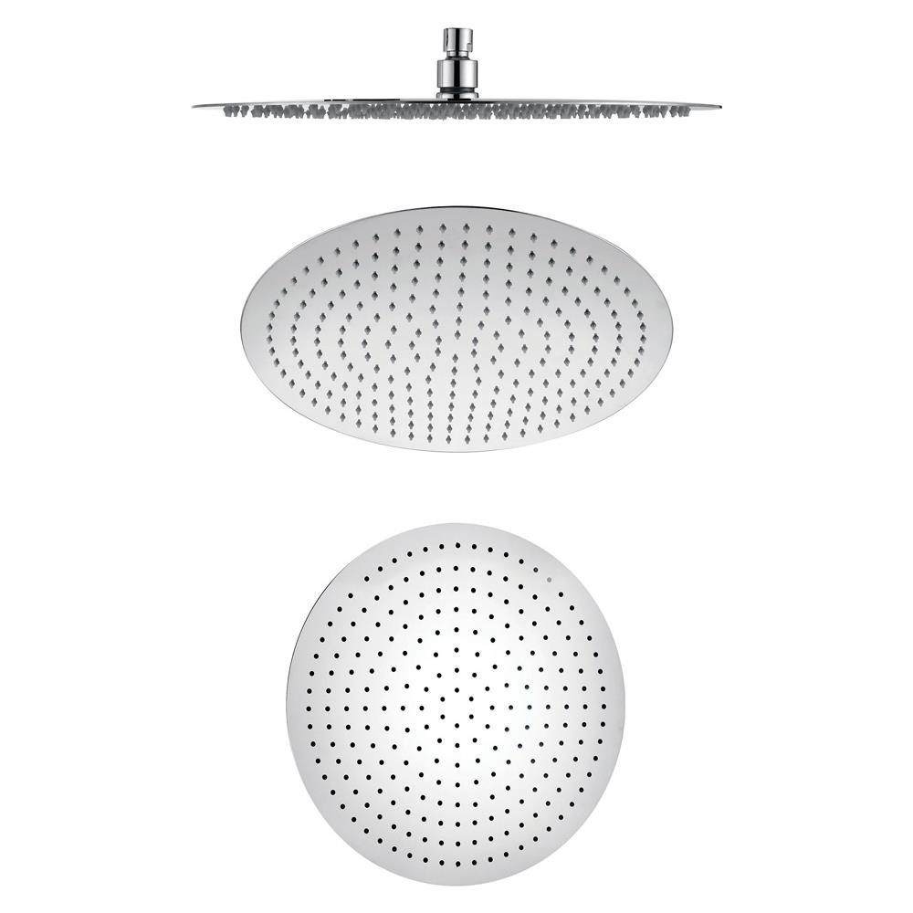 Soffione Doccia Tondo Acciaio Inox 2 Mm Spessore Effetto Pioggia Varie Misure Bagno *** Misure : Diam. 400x2 Mm 234 Ugelli - Foto 1