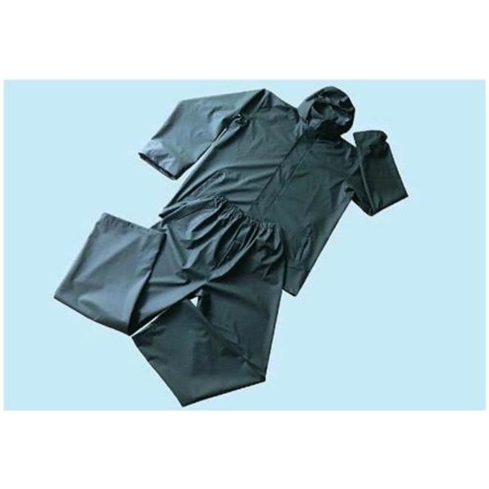 Completo Impermeabile Nylondry Giacca E Pantalone Verdi Taglia L - Foto 2
