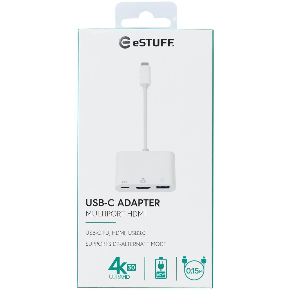 USB-C AV Multiport Adapter USB-C HDMI, USB-C, USB Bianco cavo di interfaccia e adattatore - Foto 1