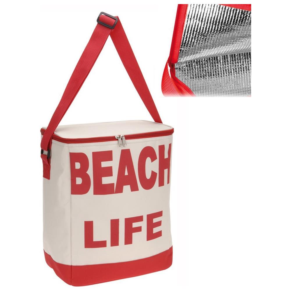 Storepoint Borsa Termica Beach Life Colore Rosso - Foto 1