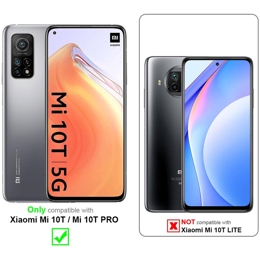 Custodia Compatibile Con Xiaomi Mi 10t / 10t Pro In Nero Opaco - Bottoni Rossi - Coperchio Protettivo Ibrido Con Interno In Silicone Tpu E Retro In Plastica Opaca - Foto 2