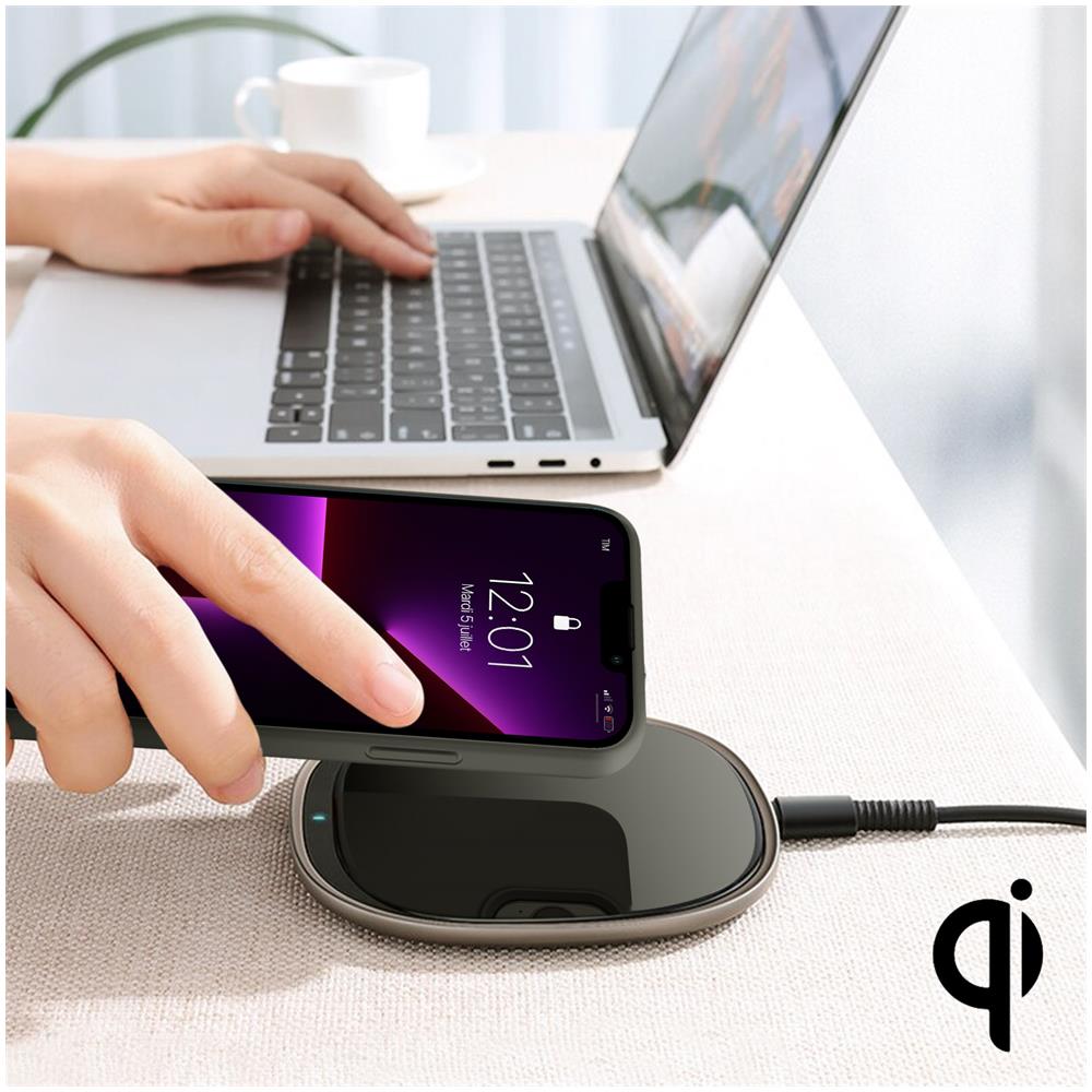 Cover Biodegradabile Per Iphone 13 Pro Max Just Green Nera - Foto 2