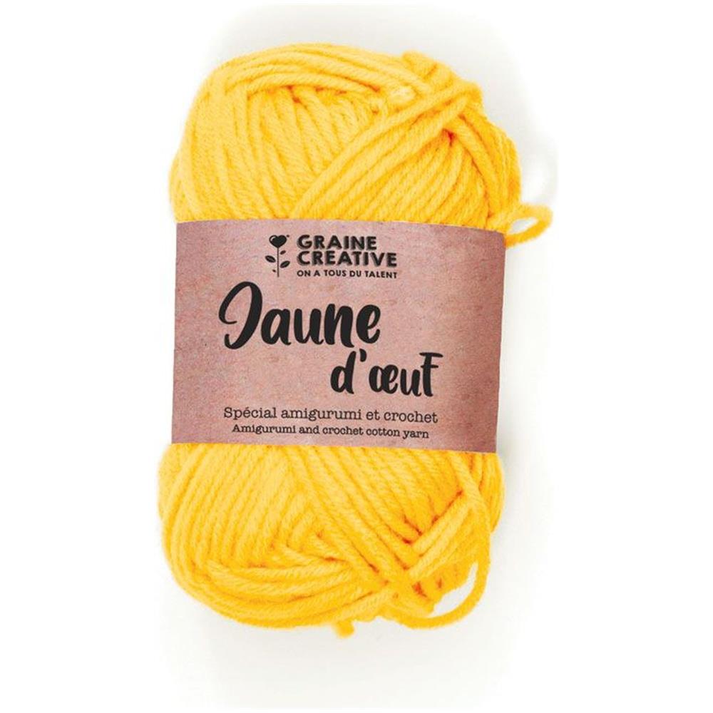 2 Filati Di Cotone Per Uncinetto 55 M - Giallo - Foto 1