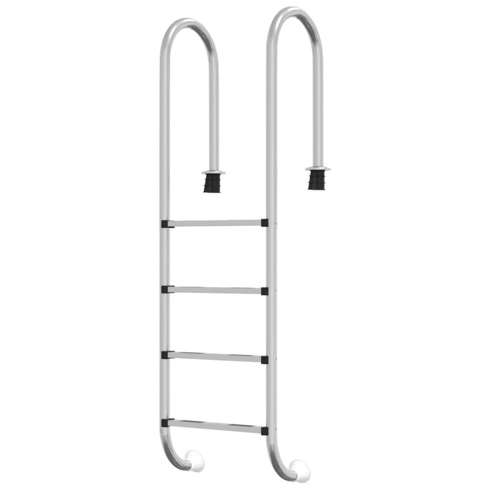 Scala Per Piscina 54x38x184,5 Cm Acciaio Inox 304 - Foto 2
