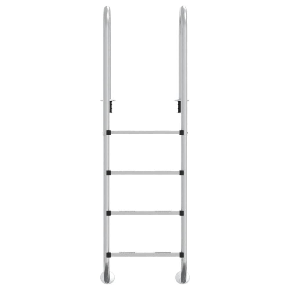 Scala Per Piscina 54x38x184,5 Cm Acciaio Inox 304 - Foto 3