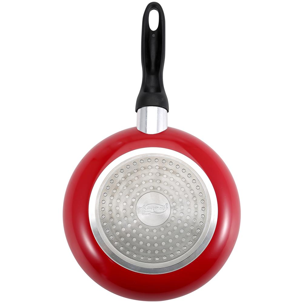 Confezione Da 3 Padelle Ø16cm Ø20cm Ø24cm Ø16cm Ø20cm Ø24cm + Set Di Pentole In Acciaio Inox Da 12 Pezzi - Foto 2