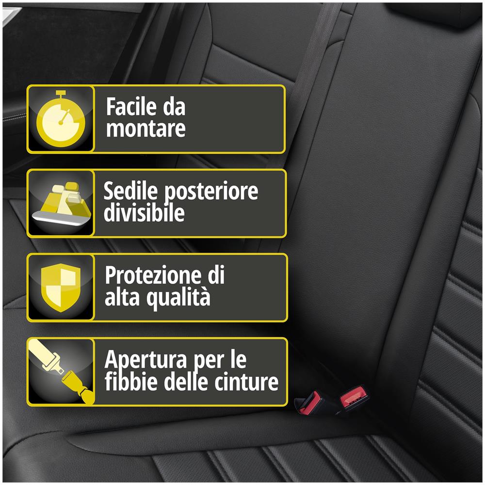 Coprisedili Robusto Per Bmw X3 (f25) 09/2010-08/2017, 1 Coprisedili Posteriore Per Sedili Normali - Foto 6