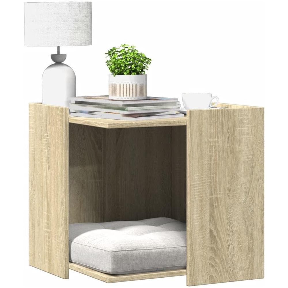 Recinto Lettiera Gatti Rovere Sonoma 53x53x51 cm in Truciolato - Foto 2