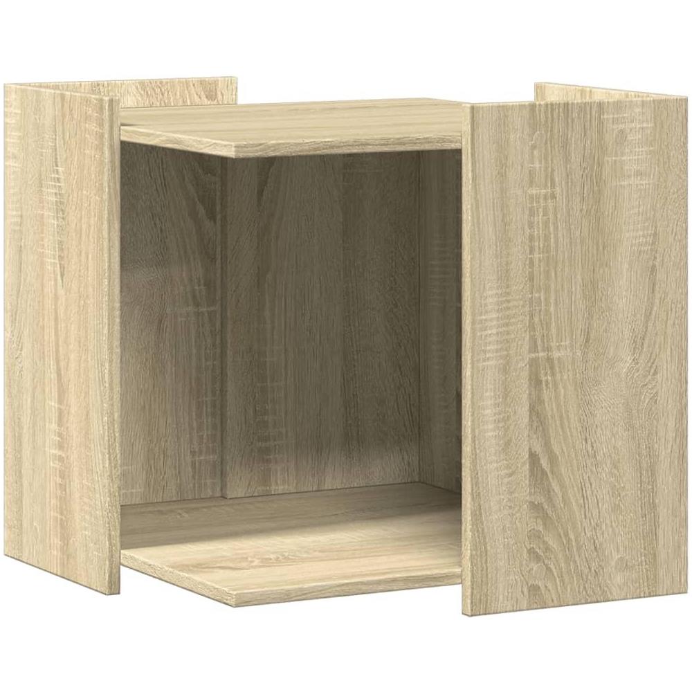 Recinto Lettiera Gatti Rovere Sonoma 53x53x51 cm in Truciolato - Foto 1