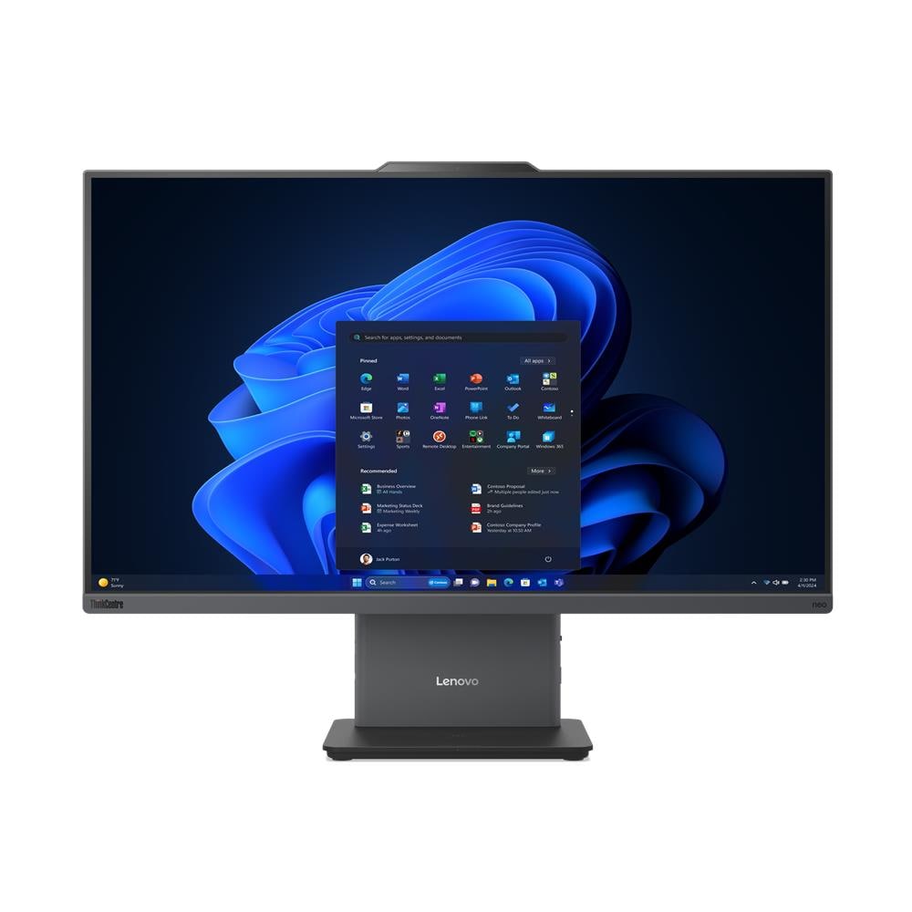 ThinkCentre neo 50a 27 Gen 6 LNL Intel Core Ultra 5 226V 68,6 cm (27") 1920 x 1080 Pixel PC All-in-one 16 GB LPDDR5x-SDRAM 512 GB SSD Windows 11 Pro Wi-Fi 6 (802.11ax) Grigio - Foto 1