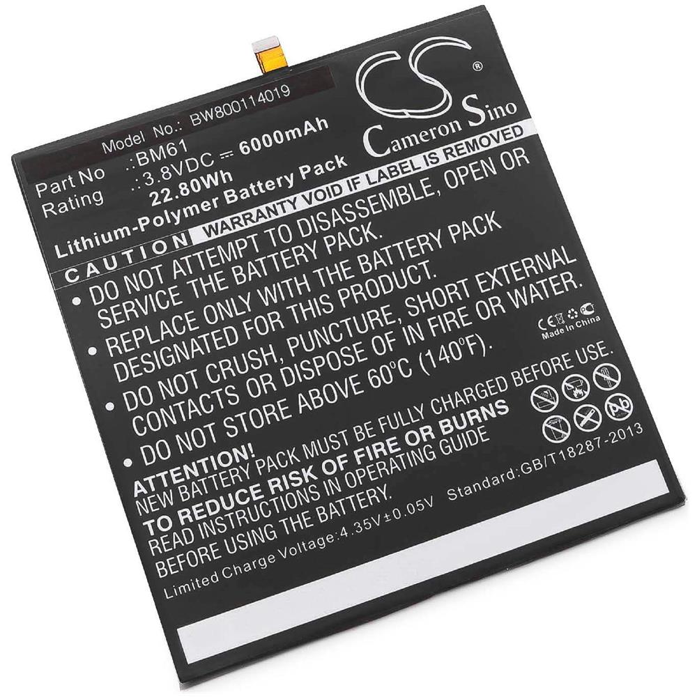 Litio-polimeri Batteria 6000mah (3.8v) Per Netbook Pad Tab Tablet Xiaomi Gd4250, Mipad 2 Sostituisce Bm61. - Foto 2