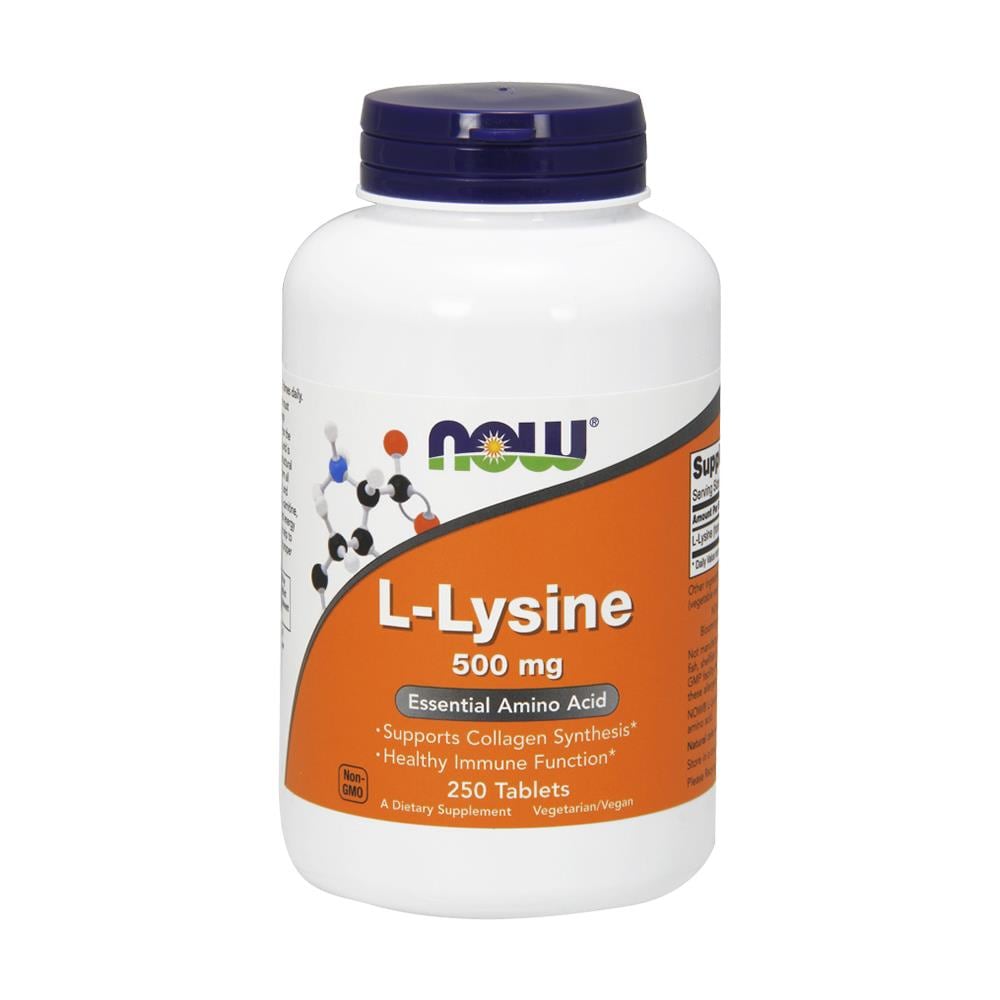 L-lysine 500 Mg - 250 Tablets - Aminoacido L-lisina - Foto 1