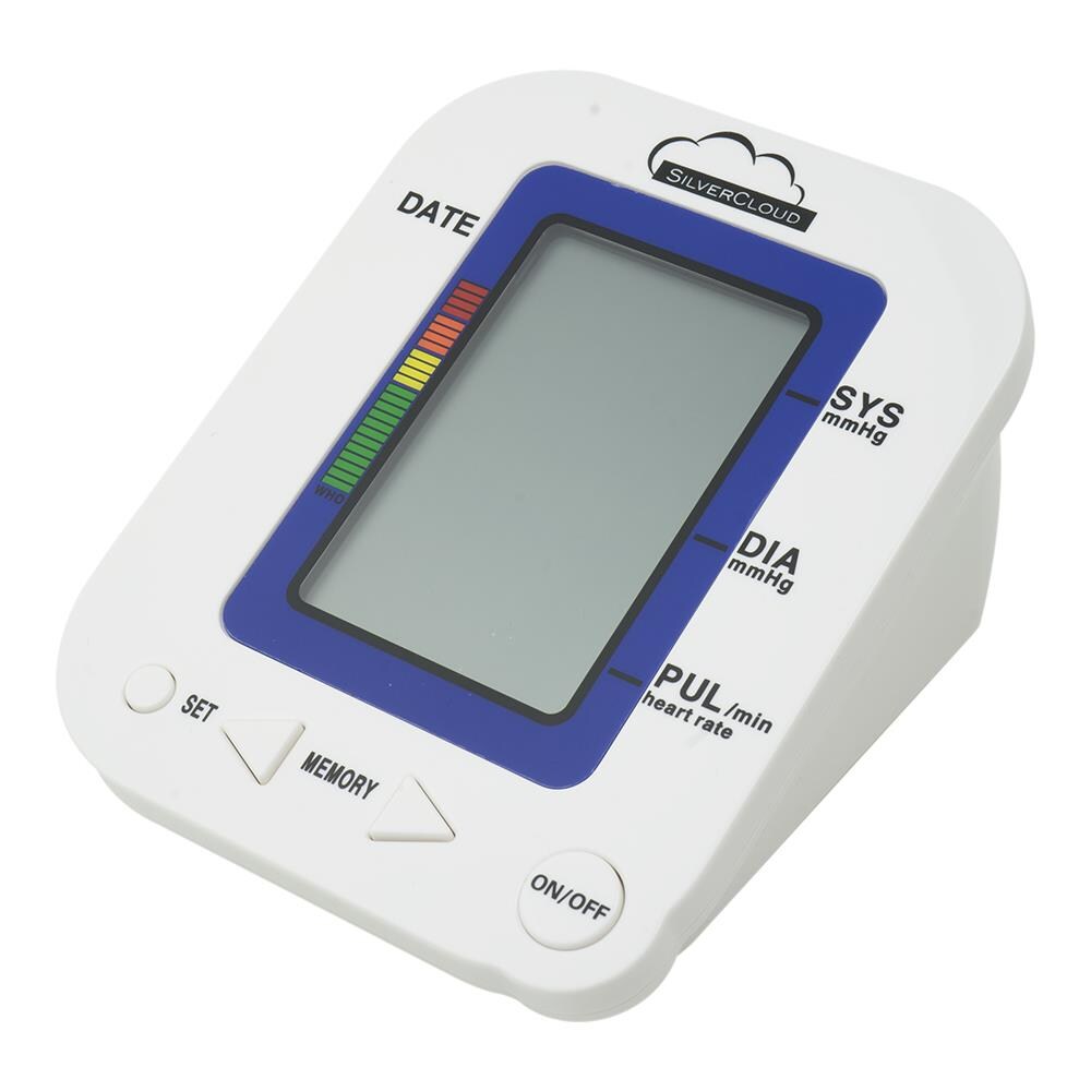 Tensiometro Elettronico Mb23 Con Schermo Lcd, Avviso Vocale, Display Della Frequenza Cardiaca, 22-36 Cm - Foto 2