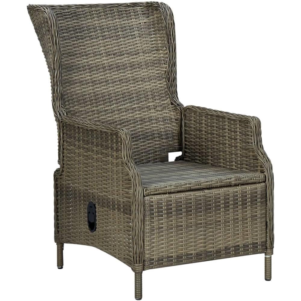 Set Mobili Da Pranzo Per Giardino 3 Pz Marrone - Foto 8