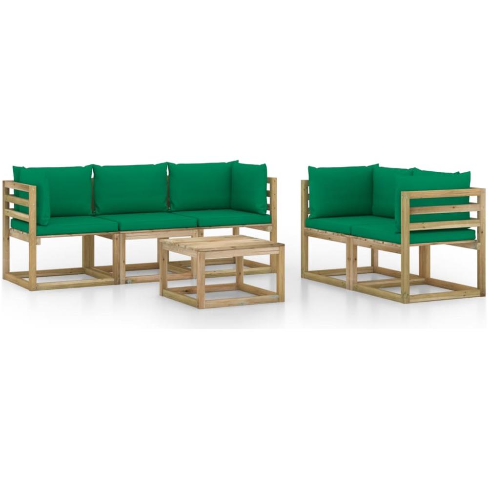 Set Divani Da Giardino 5 Pz | Salotto Da Giardino | Set Mobili Giardino Con Cuscini Beige In Polyrattan Cfw90463 91139773