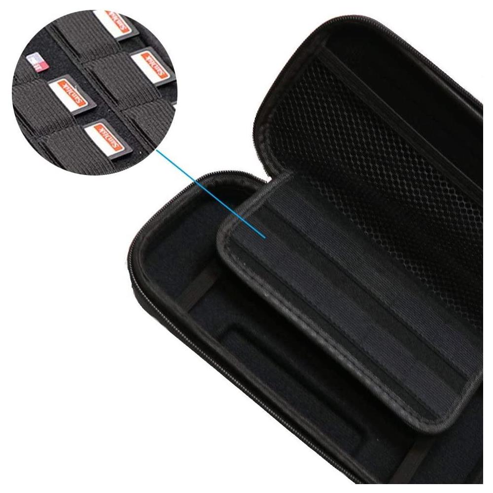 Custodia Per Nintendo Switch Con 10 Slot Per Schede Nero - Foto 2