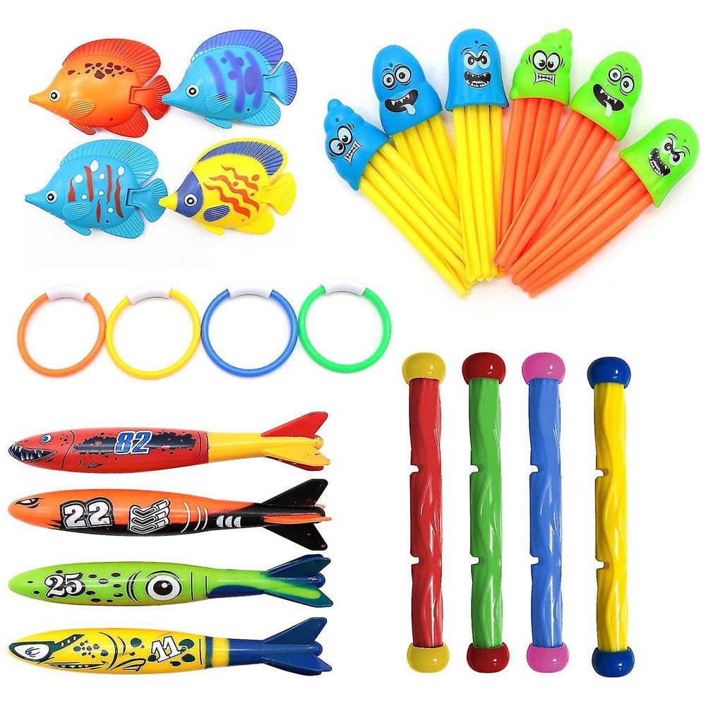 Set 2 Giocattoli Per Piscina Sirena Magica Con Conchiglia Che Si Apre - Giocattoli Sommersi Per Bambini, Gioco Da Spiaggia - 2