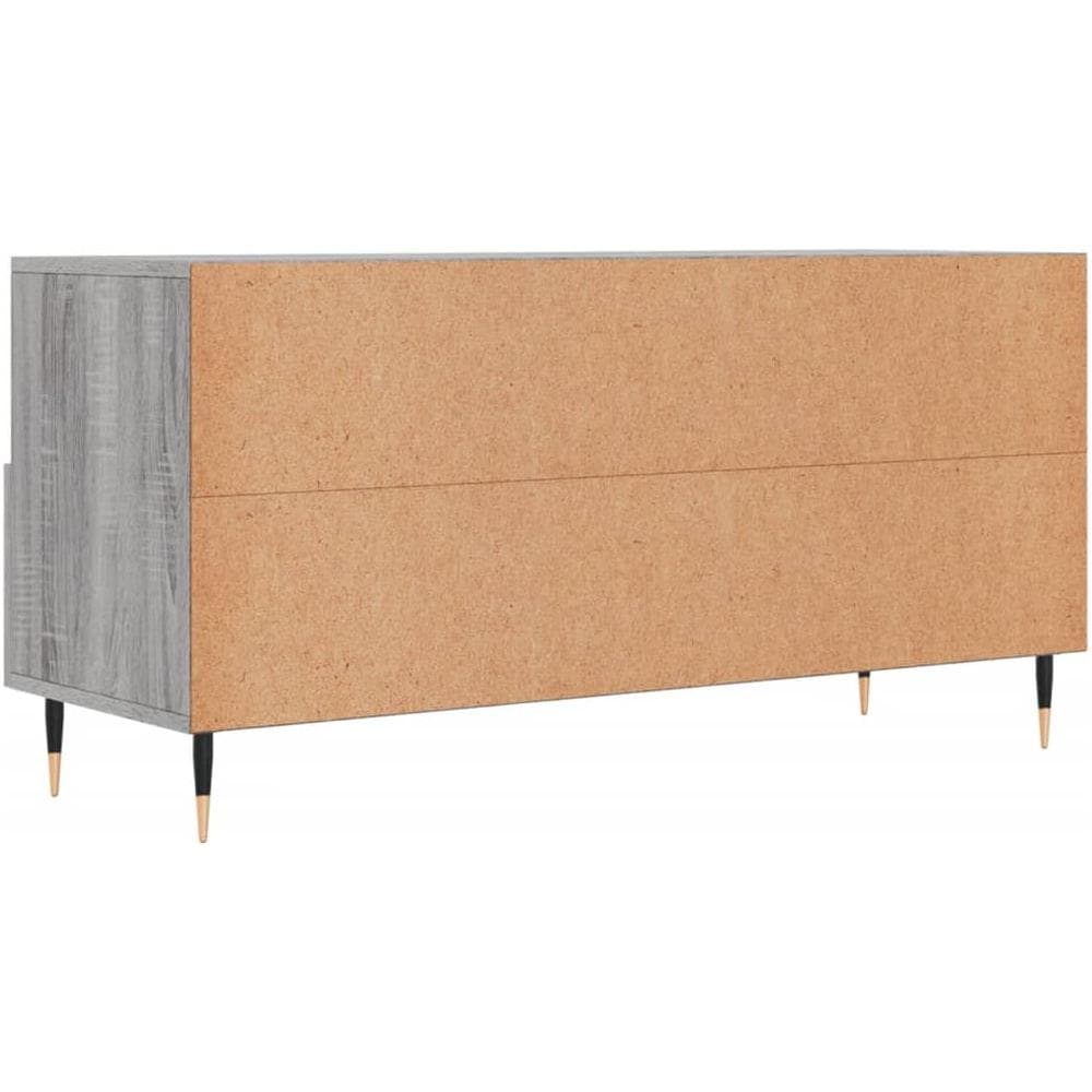 Mobile Tv Grigio Sonoma 102x36x50 Cm In Legno Multistrato - Foto 7