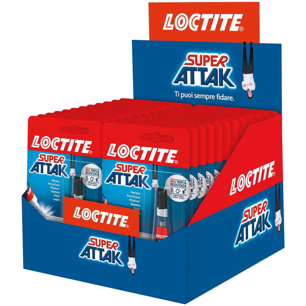 Loctite Super Attak Original, 3 G - Display 24 Pz - Foto 1