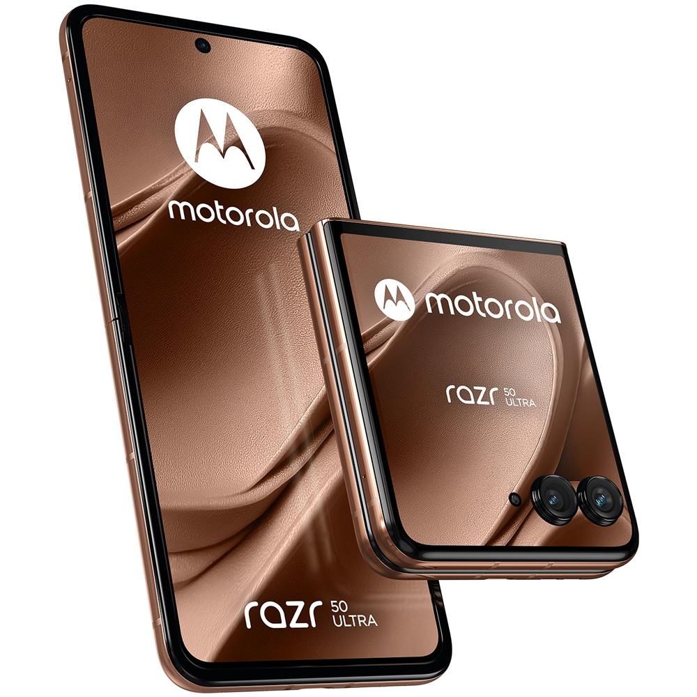 Razr 50 Ultra 5G 512GB 12GB Ram Display 6.9" P-OLED Main Camera 50MP nanoSIM + eSIM USB tipo-C Android 14 Snapdragon 8s Gen3 4000mAh Mocha Mousse - Foto 1
