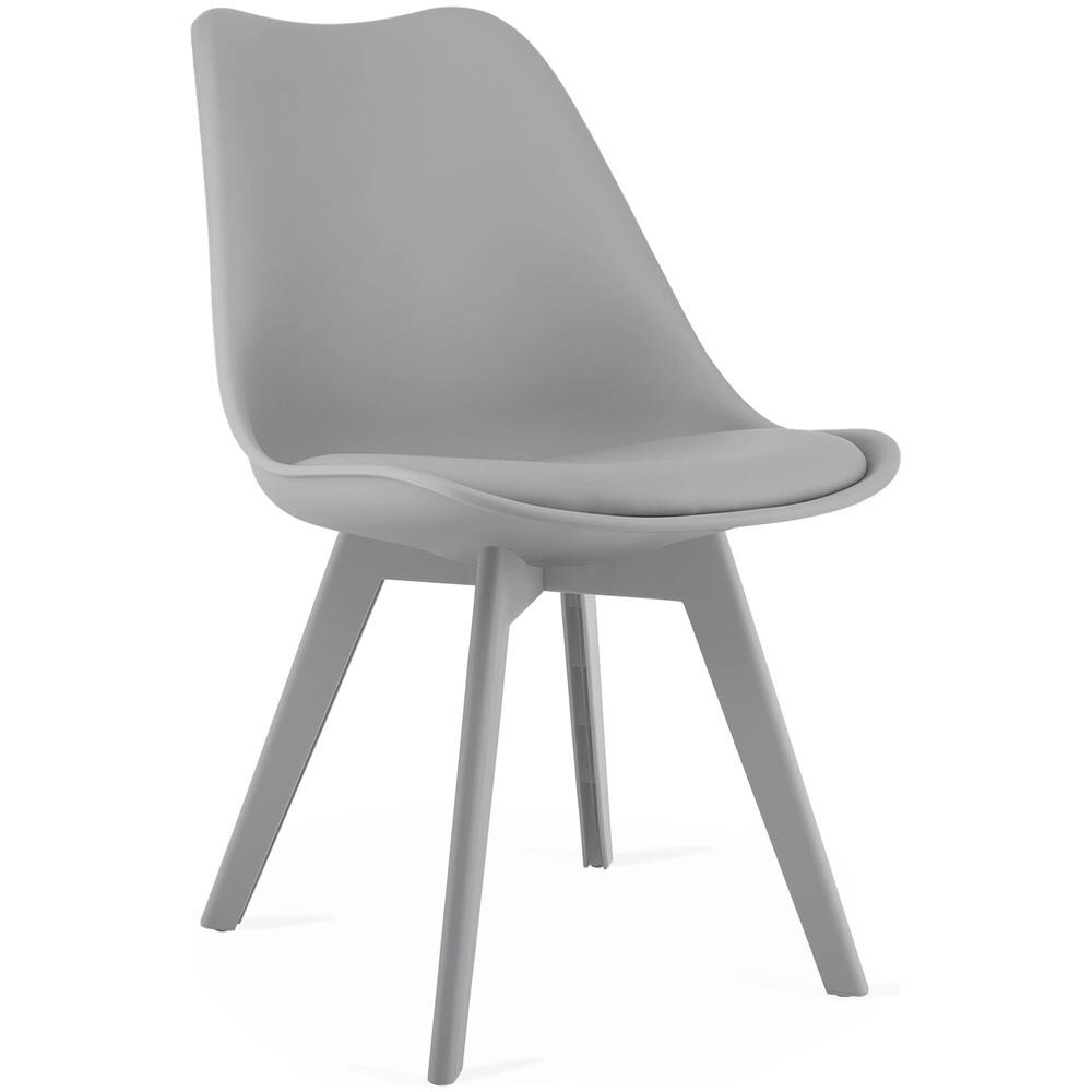 Sedia RIXK - Sedie da pranzo ergonomiche grigie x 4 - Foto 2