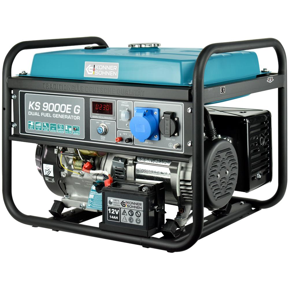 Generatore a GPL /Benzina KS 9000E G Tensione, V 230 Potenza massima, kW 6.5 - Foto 1