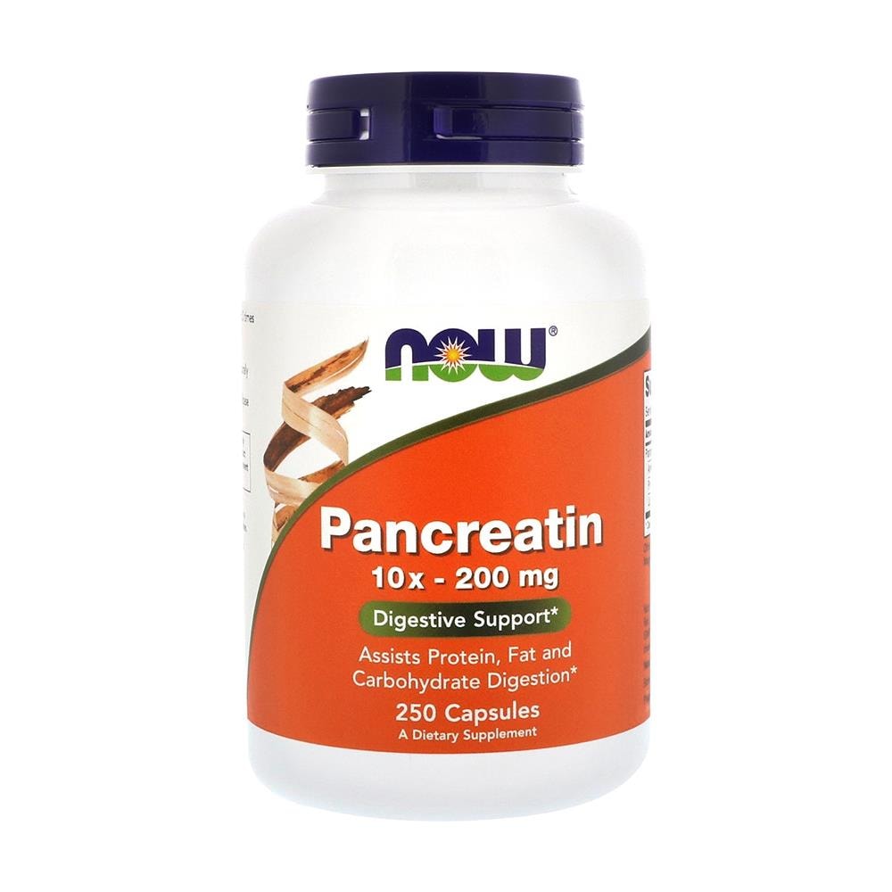 Pancreatin 10x, 200 Mg - 250 Capsule - Pancreatina (digestivo)  - Foto 1